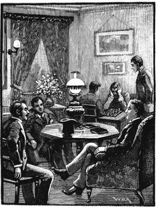 Salon w YMCA, Exeter Hall, Londyn, 1887 autorstwa Unbekannt