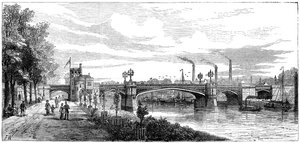Most Skeldergate, York. North Yorkshire, XIX wiek autorstwa Unbekannt