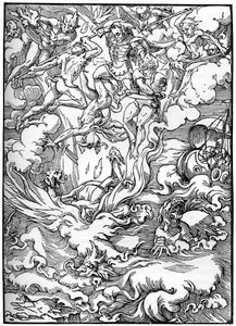 Szkic do Sądu Ostatecznego w Gerard dEuphrate, Paryż, 1549, 1870 autorstwa Unbekannt