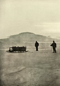 Jazda na sankach po barierze przed powrotem słońca, c1908, 1909 autorstwa Unbekannt
