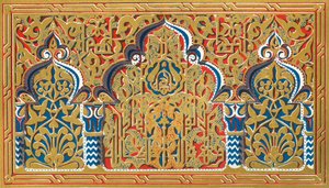 Mały panel w ościeżnicy okna, Sala Dwóch Sióstr, 1907. autorstwa Unbekannt