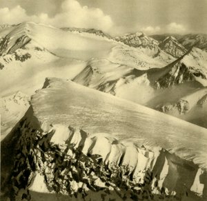 Pokryte śniegiem góry, Bad Hofgastein, Austria, ok. 1935. autorstwa Unbekannt