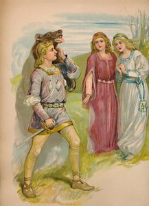 Śnieżnobiały i różany, 1903 autorstwa Unbekannt