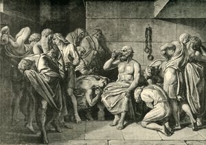 Sokrates pijący cykutę, 1890. autorstwa Unbekannt
