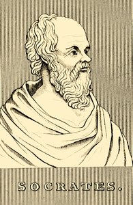Sokrates, ok. 470-399 p.n.e., 1830 r. autorstwa Unbekannt