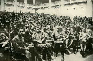 Delegaci Żołnierzy Armii Rosyjskiej pod Dumą, 1919. autorstwa Unbekannt