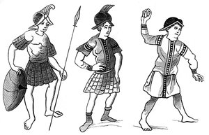 Żołnierze, ok. XIV w. 1849 r. autorstwa Unbekannt