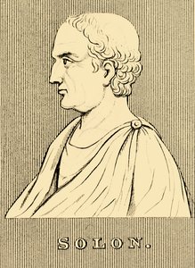 Solon, c630-c560 pne, 1830. autorstwa Unbekannt