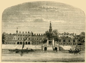 Dom i schody w Somerset, 1881 r. autorstwa Unbekannt