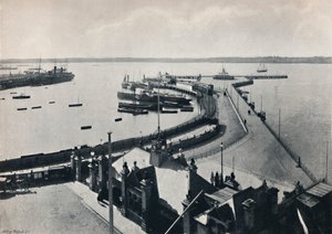 Southampton - Molo, 1895 autorstwa Unbekannt