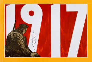 Radziecki plakat propagandowy, 1917