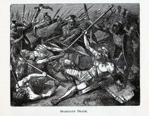 Spartakus Śmierć, 1882 autorstwa Unbekannt