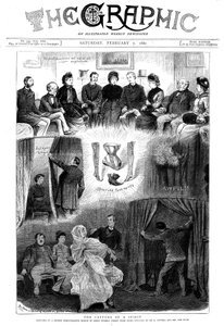 Duch zdemaskowany na seansie w Londynie, 1880 r autorstwa Unbekannt