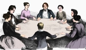 Spotkanie duchowe w Lipsku, Niemcy, 1893 autorstwa Unbekannt