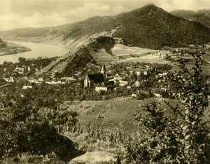 Szpic nad Dunajem, Wachau, Dolna Austria, c1935. autorstwa Unbekannt