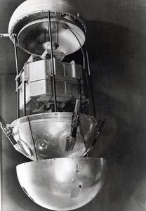 Sputnik 1, rosyjski satelita, 1957 autorstwa Unbekannt