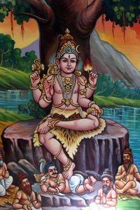 Hinduska świątynia Sri Vadampathira Kaliamman. Siedmiodniowa żałoba. Singapur autorstwa Unbekannt