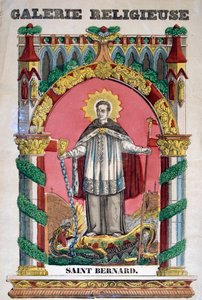 Św. Bernard z Clairvaux, XIX w. autorstwa Unbekannt