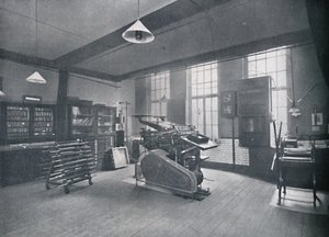 Szkoła Fundacji St. Bride. Drukarnia offsetowa, 1917 autorstwa Unbekannt