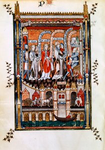 St Denis przed Sissinius, 1317 autorstwa Unbekannt