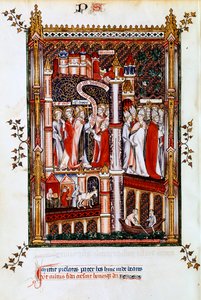 Św. Denis wysyła misjonarzy, 1317 autorstwa Unbekannt