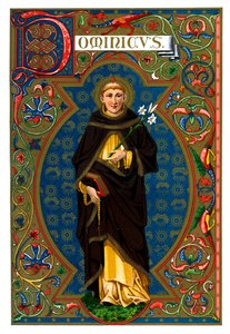 Św. Dominik, 1886 r. autorstwa Unbekannt