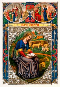 Św. Genevieve, 1886 r. autorstwa Unbekannt