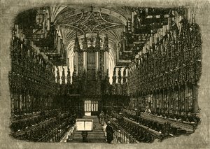 Kaplica św. Jerzego, Windsor, 1898 r. autorstwa Unbekannt