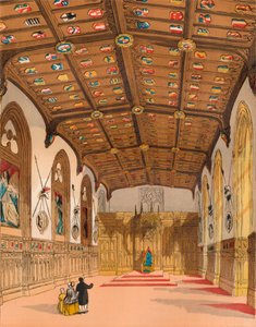 St. Georges Hall, Windsor, ok. 1845, 1864 r. autorstwa Unbekannt
