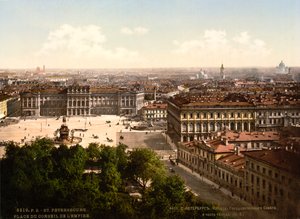 Plac św. Izaaka, Sankt Petersburg, Rosja, c1890-c1905 autorstwa Unbekannt