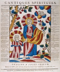 Św. Józef i Jezus idący za rękę, XVIII wiek autorstwa Unbekannt