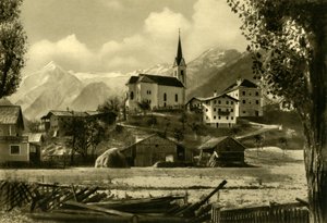 Kościół św. Małgorzaty, Kaprun, Austria, ok. 1935. autorstwa Unbekannt