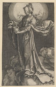 Św. Maria Magdalena na chmurach kopia, 1518 . autorstwa Unbekannt