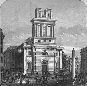 Św. Marii Woolnoth, 1890 autorstwa Unbekannt