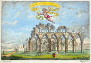 Opactwo Najświętszej Marii Panny, York, Yorkshire, 1720 autorstwa Unbekannt