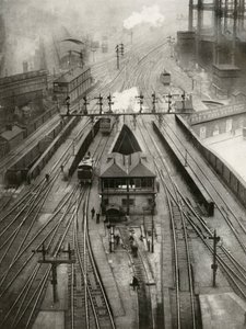 Św. Pankrasa. Stacja końcowa London, Midland and Scottish Railway, 1935. autorstwa Unbekannt