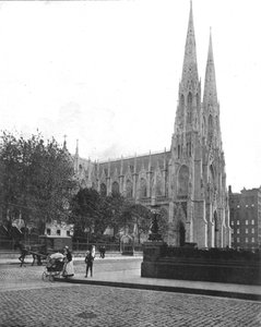 Katedra św. Patryka, Nowy Jork, USA, ok. 1900. autorstwa Unbekannt