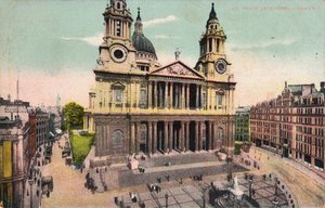 Katedra św. Pawła, Londyn, ok. 1905 r. autorstwa Unbekannt