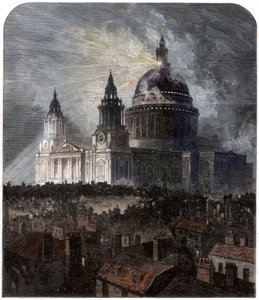 Katedra św. Pawła w Święto Dziękczynienia, 1872 r. autorstwa Unbekannt