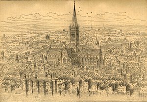 St Pauls and the Neighborhood w 1540, 1897. autorstwa Unbekannt