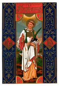 Św. Szczepan, 1886 r. autorstwa Unbekannt