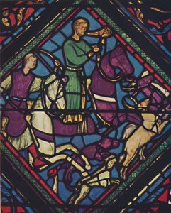 Witraże - Katedra w Chartres, XIII w., ok. 1950 r. autorstwa Unbekannt
