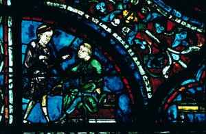 Witraże, Katedra w Chartres, Chartres, Francja autorstwa Unbekannt