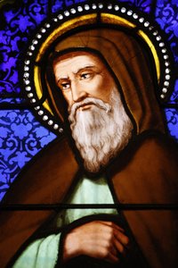Witraże w kościele św. Pawła, Lyon : Saint Bonaventure, Lyon, Francja autorstwa Unbekannt