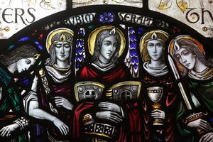 Witraż zaprojektowany przez J. Gordona Guthrie. Seraph, Nowy Jork, Stany Zjednoczone Ameryki autorstwa Unbekannt