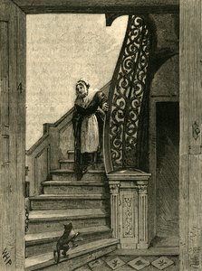 Schody w Southampton House, ok. 1872 r. autorstwa Unbekannt