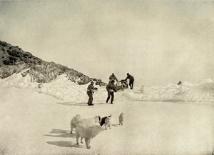 Początek Partii Zachodniej z Cape Royds, c1908, 1909. autorstwa Unbekannt