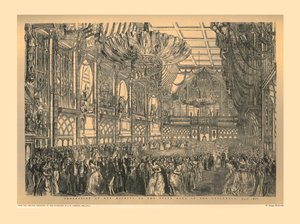 Bal Stanowy w Guildhall, 1851, 1886 autorstwa Unbekannt