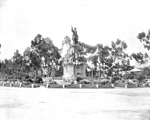 Posąg Kolumba na Paseo, Mexico City, Meksyk, ok. 1900. autorstwa Unbekannt