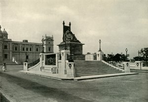 Pomnik królowej Wiktorii przed Victoria Memorial Hall, 1925. autorstwa Unbekannt